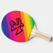 Rainbow Tischtennis Schläger (Seitenansicht)