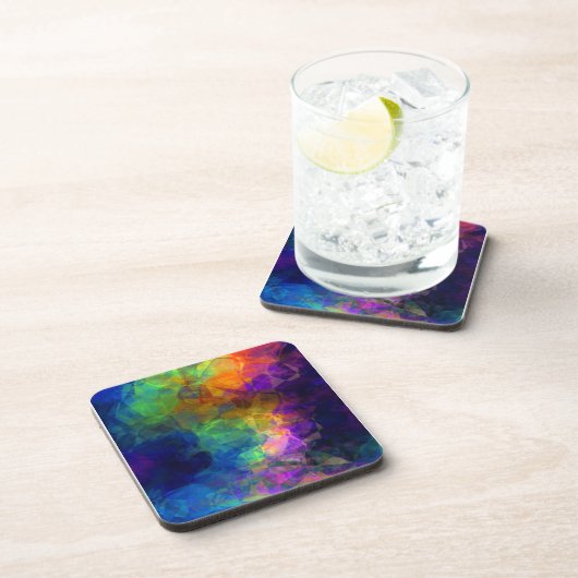 Rainbow-Tissue Getränkeuntersetzer (Rechte Seite)