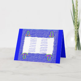 Rainbow Torah Bar mitzvah bat mitzvah Karte