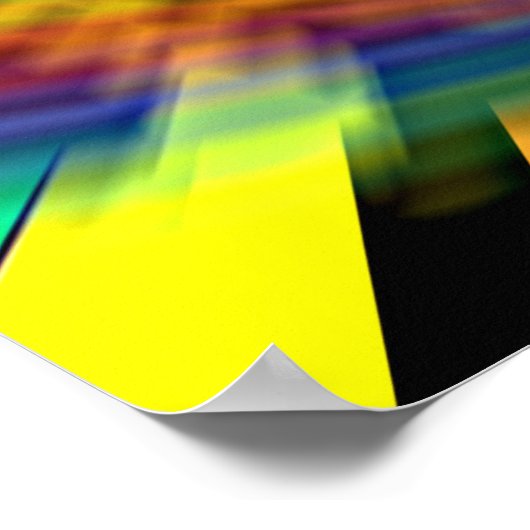 Rainbow Tornado Poster (Ecke)