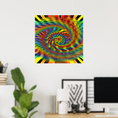 Rainbow Tornado Poster (Heimbüro)