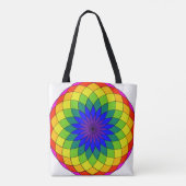 Rainbow Torus Tote Bag Tasche (Rückseite)