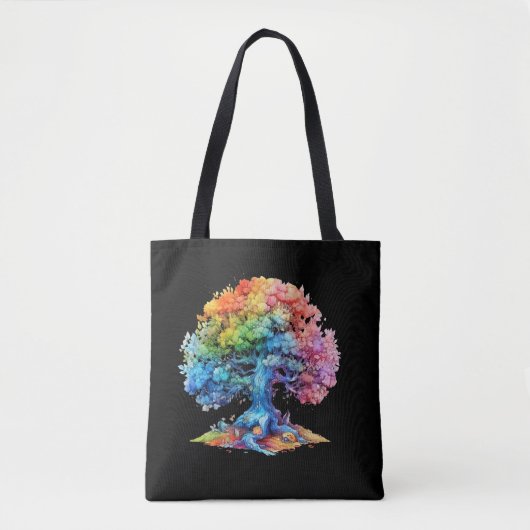 Rainbow-Totbeutel Tasche (Vorderseite)