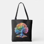 Rainbow-Totbeutel Tasche (Rückseite)
