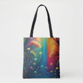 Rainbow Tote Bag Fantasy Design Tasche (Vorderseite)