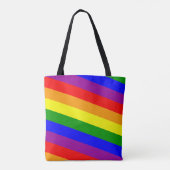 Rainbow Tote Bag Tasche (Rückseite)