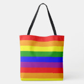 Rainbow Tote Bag Tasche (Rückseite)