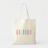 RAINBOW Tote Bag Tragetasche (Vorne)