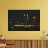 Rainbow Tower, Cleveland Ohio Canvas Print Leinwanddruck (Insitu (Wohnzimmer))
