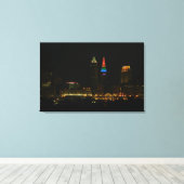 Rainbow Tower, Cleveland Ohio Canvas Print Leinwanddruck (Insitu (Holzboden))