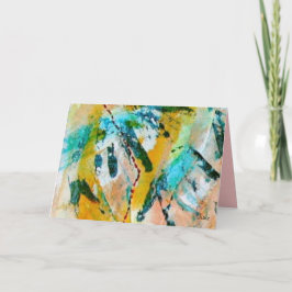 Rainbow Tracks Grußkarte von Janz Karte