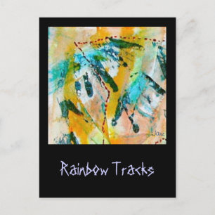 Rainbow Tracks Postcard von Janz Postkarte