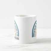 Rainbow-Trainer stärken den Körper Kaffeetasse (Mittel)
