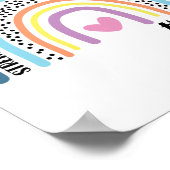 Rainbow-Trainer stärken den Körper Poster (Ecke)