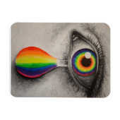Rainbow-Tränen-Plakat Magnet (Horizontal)
