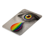 Rainbow-Tränen-Plakat Magnet (Linke Seite)