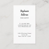 Rainbow Tree Coral Reiki Visitenkarte (Rückseite)