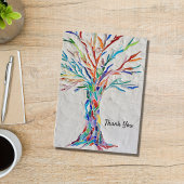 Rainbow Tree Danke-Card Dankeskarte