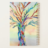 Rainbow Tree Individuelle Name 2023 Planer (Rückseite)