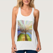 Rainbow Tree Inspiration Tank Top (Vorderseite)