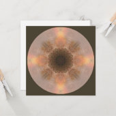 Rainbow Tree Mandala Art Card Karte (Vorderseite/Rückseite Beispiel)