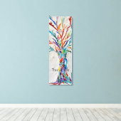Rainbow Tree of Life Multicolored Mosaic Leinwanddruck (Insitu (Holzboden))