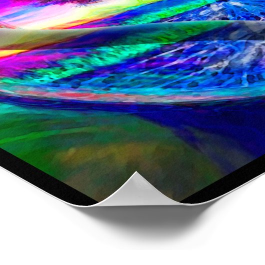 Rainbow Tree of Life Poster (Ecke)