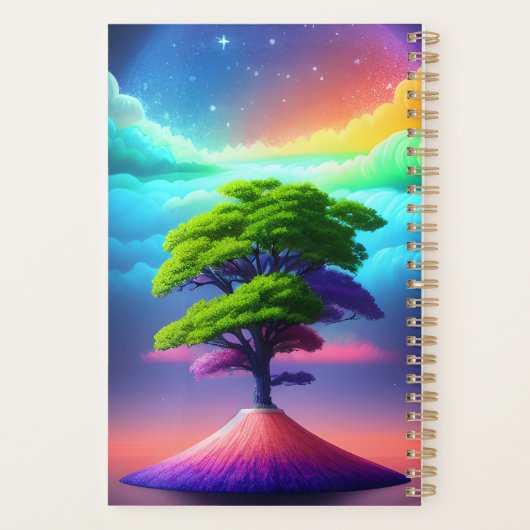 Rainbow Tree Planner Planer (Rückseite)