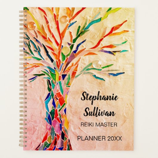 Rainbow Tree Reiki Master Planer (Vorderseite)