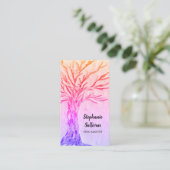 Rainbow Tree Reiki Visitenkarte (Stehend Vorderseite)