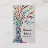 Rainbow Tree Reiki Visitenkarte (Vorderseite)