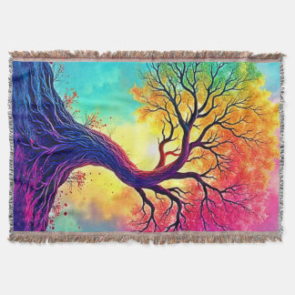 Rainbow Tree: Roots of Infinite Hope Art Decke