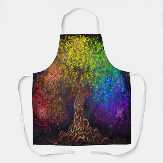 Rainbow Tree Schürze (Vorderseite)