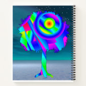 Rainbow Tree Spiral Notebook Notizblock (Rückseite)