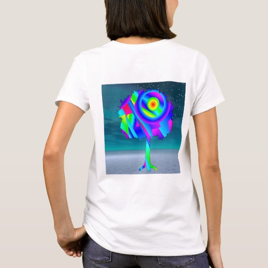 Rainbow Tree T - Shirt (Rückseite)
