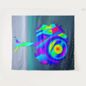 Rainbow Tree Tapestry Wandteppich (Vorderseite (Horizontal))