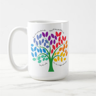 Rainbow Tree Tasse