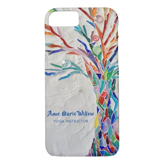 Rainbow Tree Yoga Instructor Case-Mate iPhone Hülle (Rückseite)