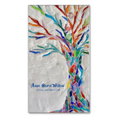 Rainbow Tree Yoga Instructor Magnet (Vorderseite Vertikal)