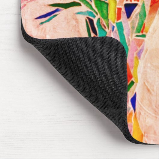 Rainbow Tree Yoga Instructor Maus Pad Mousepad (Ecke)