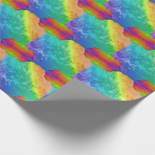RAINBOW TREM GESCHENKPAPIER (Ecke)