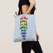 Rainbow Trendy Food Striping Cone Art Fun Tasche (Von Nahem)