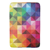 Rainbow Triangle Geometrie Badematte (Vorderseite Vertikal)