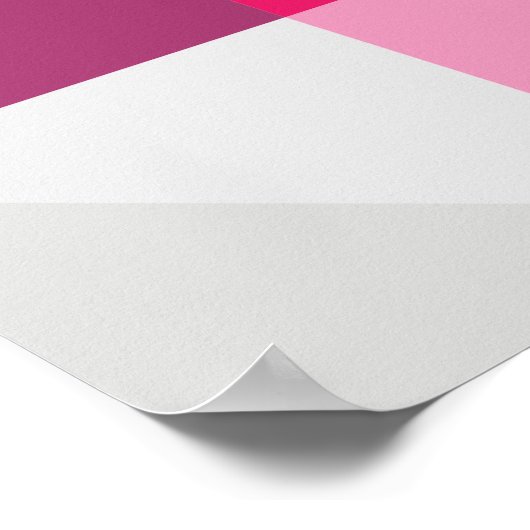 Rainbow Triangle Geometrie Poster (Ecke)