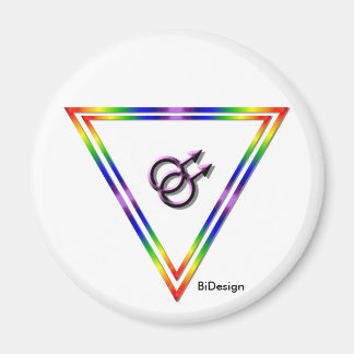 Rainbow Triangle, männlich Magnet