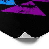 Rainbow Triangle Poster - anpassen! (Ecke)