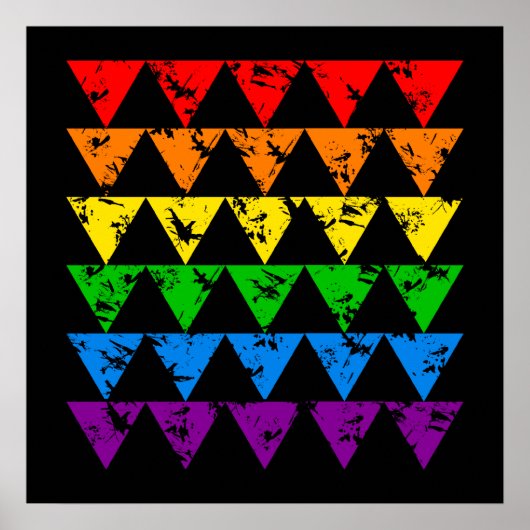 Rainbow Triangle Poster - anpassen! (Vorne)