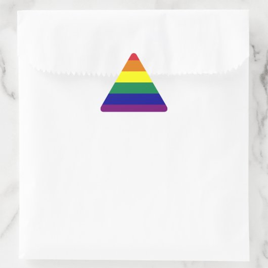 Rainbow Triangle Sticker (Tasche)