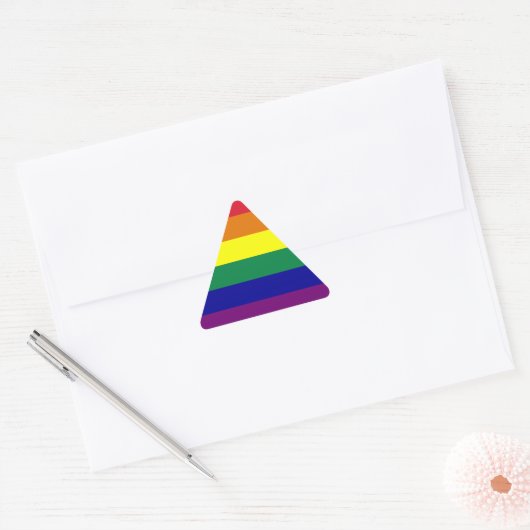 Rainbow Triangle Sticker (Umschlag)