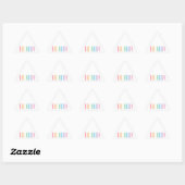 RAINBOW Triangle Stickers (Blatt)